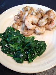 So Easy It's Stupid Shrimp and Spinach