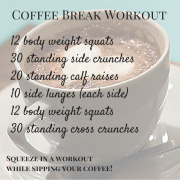 image of coffee break workout